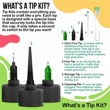 Bearly Art Precision Glue - Tip Kit (ekstra spidser)